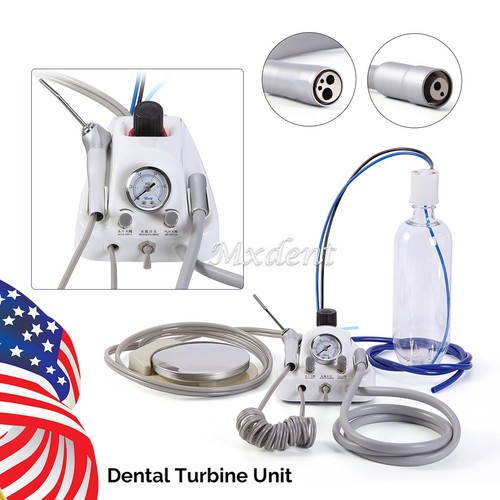 Turbina dental portátil con